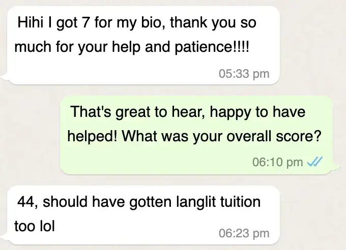 Top IB results